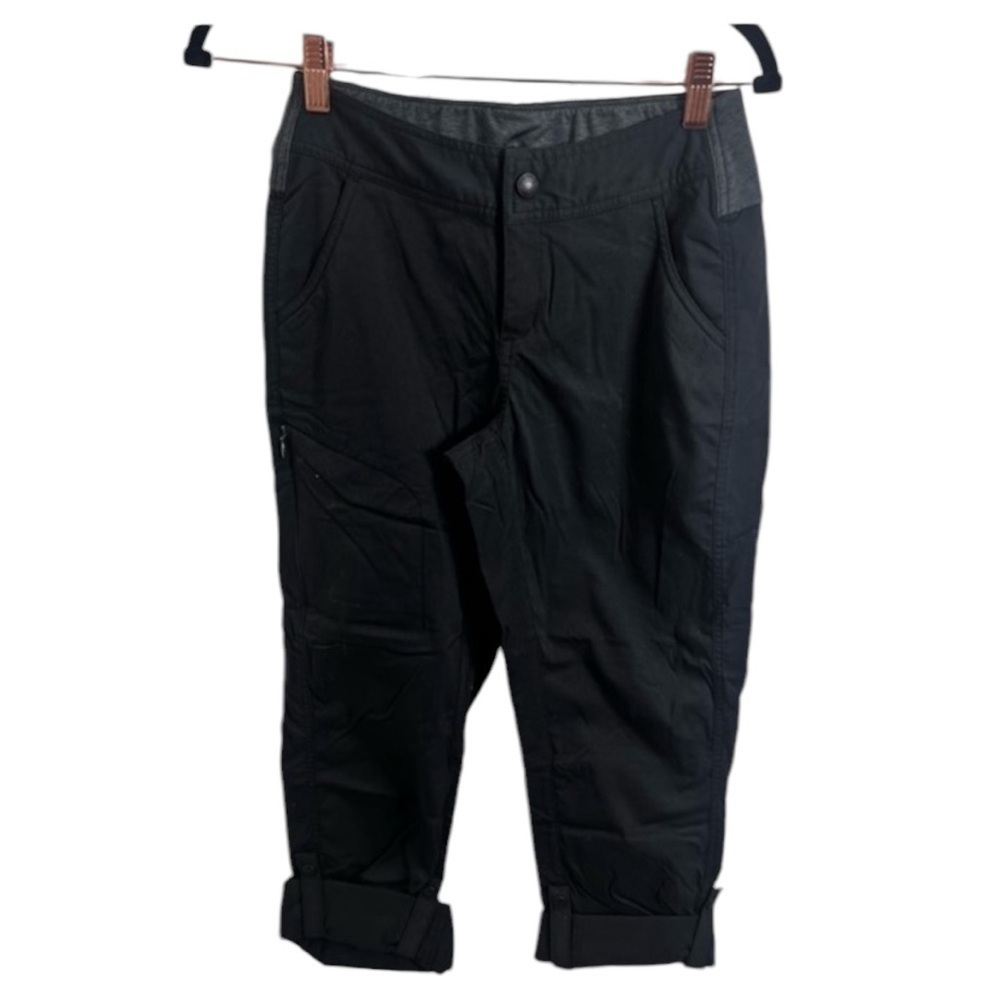 Royal Robbins XS Black Roll Up Hiking Pants Lightweight Travel Outdoor Utility - Picture 3 of 6